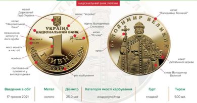 “Золота гривня”: НБУ вводить в обіг ще одну пам’ятну монету “Золота гривня”: НБУ вводить в обіг ще одну пам’ятну монету